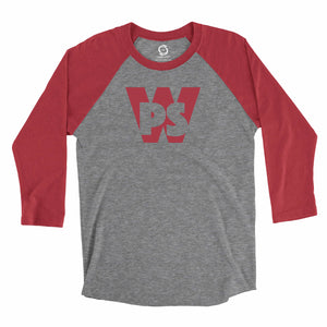 Eco-friendly, hand-printed custom super soft raglan that’s super soft to the touch and features a WPS Woo Pig Sooie Arkansas Razorbacks Football graphic design