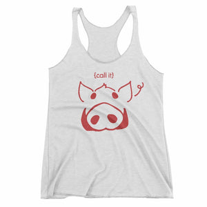 Eco-friendly, hand-printed custom racer back tank that’s super soft to the touch and features a call it Arkansas Razorbacks football graphic design