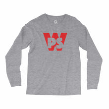 Load image into Gallery viewer, Eco-friendly, hand-printed custom super soft raglan that’s super soft to the touch and features a WPS Woo Pig Sooie Arkansas Razorbacks Football graphic design